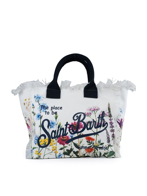 Borsa Vanity Floral Garden in cotone Mc2 Saint Barth | VANITY06646H FLORAL GARDEN 01